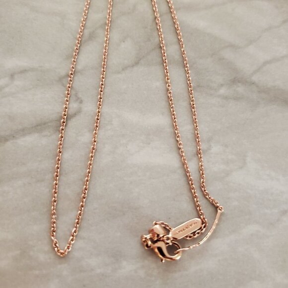 ✨ Stella and Dot Fine Chain Rose Gold Modern Minimalist Dainty Necklace ✨ - Picture 4 of 9